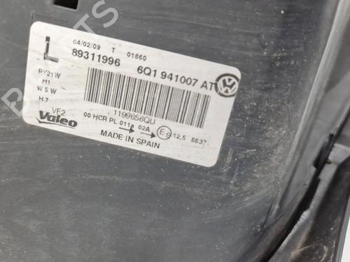 Left headlight VW POLO IV (9N_, 9A_) 1.4 TDI | BP30346709C28