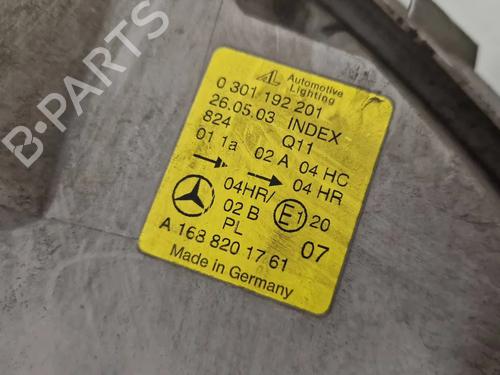 Left headlight MERCEDES-BENZ A-CLASS (W168) A 160 (168.033, 168.133) | BP30342788C28