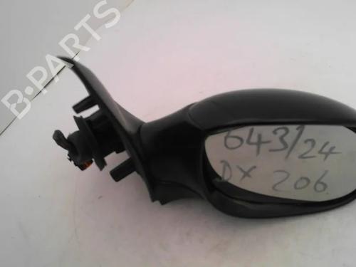 Used Right mirror PEUGEOT 206 CC (2D) 1.6 HDi 110 (109 hp) 30340912