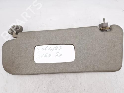 Used Left sun visor Left sun visor CHEVROLET AVEO / KALOS Hatchback (T250, T255) 1.4 (101 hp) 30342343 30342343