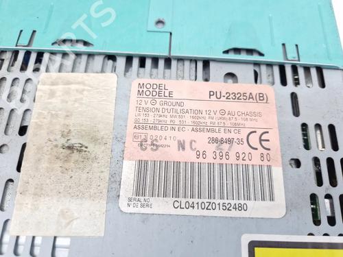 Radio PEUGEOT 206 CC (2D) 1.6 16V (2DNFUF, 2DNFUR) | BP30350645E6 