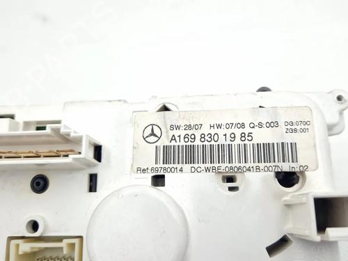 Climate control MERCEDES-BENZ A-CLASS (W169) A 170 (169.032, 169.332) | BP30348324I5