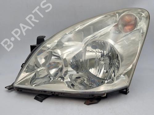 Used Left headlight TOYOTA COROLLA Verso (ZER_, ZZE12_, R1_) 2.2 D-4D (AUR10_, AUR10R) (136 hp) 30344370