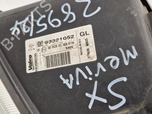 Left headlight OPEL MERIVA A MPV (X03) 1.3 CDTI (E75) | BP30346445C28