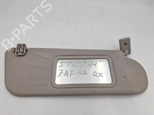 Used Right sun visor OPEL ZAFIRA A MPV (T98) 1.8 16V (F75) (116 hp) 30343790