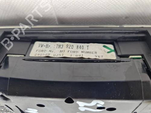 Instrument cluster VW SHARAN (7M8, 7M9, 7M6) 1.8 T 20V | BP30348927C47 