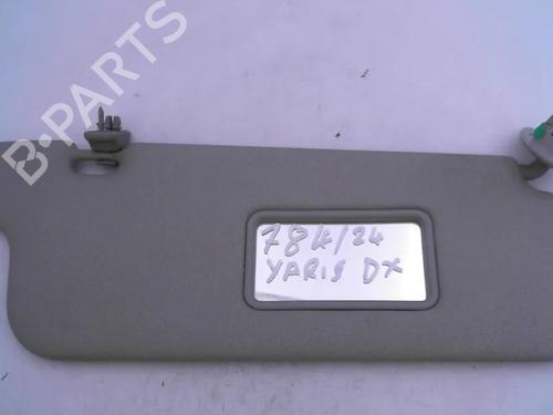 Used Right sun visor TOYOTA YARIS (_P1_) 1.4 D-4D (NLP10_, NLP10R) (75 hp) 30341016