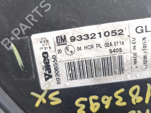 Left headlight OPEL MERIVA A MPV (X03) 1.3 CDTI (E75) | BP30341461C28