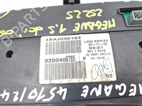 Instrument cluster RENAULT MEGANE II Estate (KM0/1_) 1.5 dCi (KM16, KM1E) | BP30345649C47 