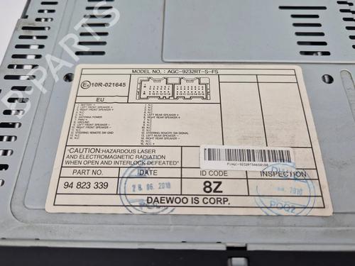 Radio CHEVROLET AVEO / KALOS Hatchback (T250, T255) 1.4 | BP30345672E6 