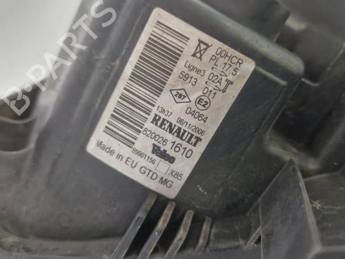 Left headlight RENAULT CLIO III (BR0/1, CR0/1) 2.0 16V (BR0C, BR0K, CR0C, CR0K) | BP30343267C28 