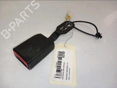 Used Seat buckle PEUGEOT PARTNER Box Body/MPV 1.6 HDi 16V (90 hp) 30654387