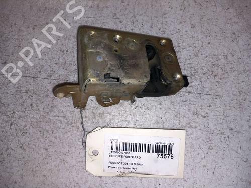 Used Rear right lock PEUGEOT 205 I (741A/C) 1.7 Diesel (60 hp) 30427324