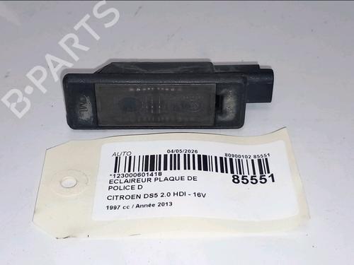 Used Licence plate light Licence plate light CITROËN DS5 2.0 HDi 165 (163 hp) 34713386 34713386