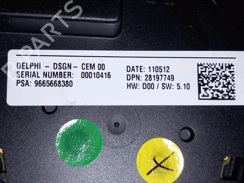 Electronic module PEUGEOT 508 I (8D_) 1.6 THP | BP36351665M83 - Image 4