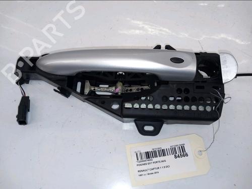 Used Front left exterior door handle RENAULT CAPTUR I (J5_, H5_) 1.5 dCi 90 (J5N4, J5M5, J5MW, J5M6, J5AL, J5AJ) (90 hp) 31058225