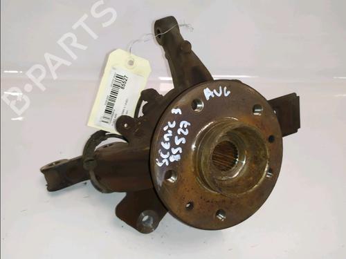 Used Left front steering knuckle Left front steering knuckle RENAULT SCÉNIC III (JZ0/1_) 1.9 dCi (JZ0J, JZ1J, JZ1K, JZ1S) (131 hp) 33814524 33814524
