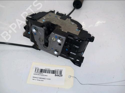 Venstre fortil lås RENAULT MEGANE III Coupe (DZ0/1_) 1.5 dCi (DZ09, DZ0D, DZ1F, DZ1G, DZ14, DZ29) (110 hp) 30418450