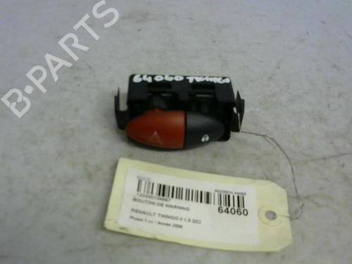 Used Warning switch RENAULT TWINGO II (CN0_) 1.5 dCi (CN0E) (64 hp) 30424018