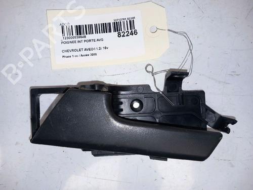 Used Front left interior door handle CHEVROLET AVEO / KALOS Hatchback (T250, T255) 1.2 (84 hp) 30418098