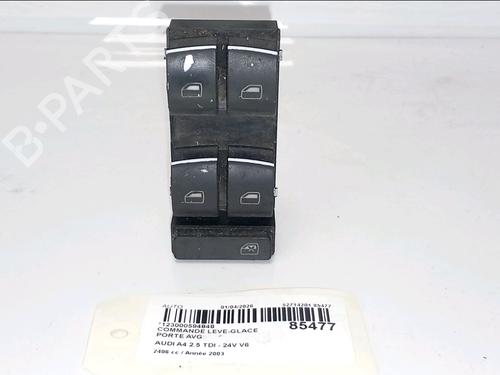 Used Left front window switch Left front window switch AUDI A4 B6 (8E2) 2.5 TDI (163 hp) 33903718 33903718