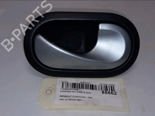 Højre fortil invendig håndtag Højre fortil invendig håndtag RENAULT CLIO III (BR0/1, CR0/1) 2.0 16V (BR0C, BR0K, CR0C, CR0K) (139 hp) 36517182 36517182