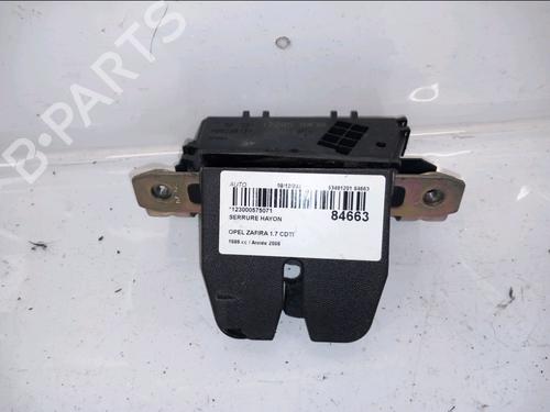 Used Tailgate lock OPEL ZAFIRA / ZAFIRA FAMILY B (A05) 1.7 CDTI (M75) (125 hp) 31080129
