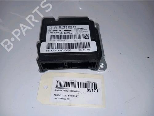 Used ECU airbags ECU airbags PEUGEOT 207 (WA_, WC_) 1.6 HDi (92 hp) 33814555 33814555