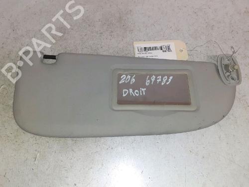 Used Right sun visor PEUGEOT 206 Hatchback (2A/C) 1.4 HDi eco 70 (68 hp) 30428479