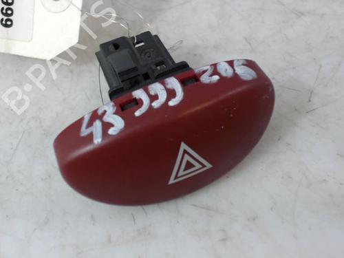 Used Warning switch PEUGEOT 206 Hatchback (2A/C) 1.9 D (69 hp) 30420144