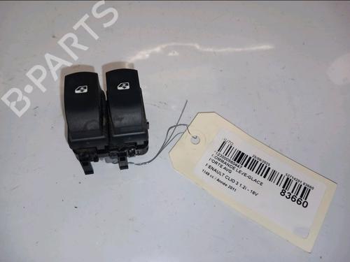 Used Left front window switch RENAULT CLIO III (BR0/1, CR0/1) 1.2 16V (BR02, BR0J, BR11, CR02, CR0J, CR11) (75 hp) 30415829