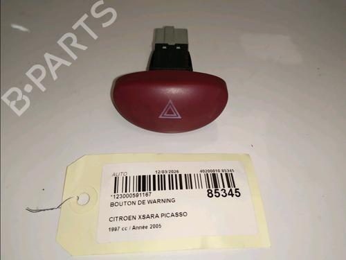 Used Warning switch Warning switch CITROËN XSARA PICASSO (N68) 2.0 HDi (90 hp) 33261744 33261744