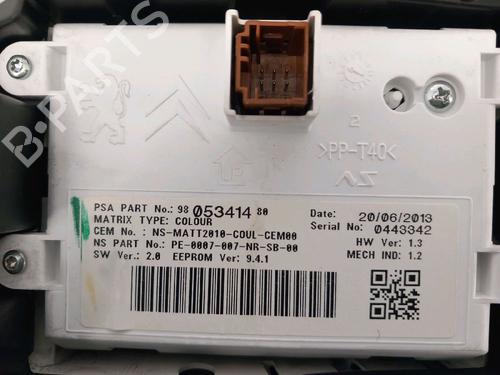 Instrument cluster CITROËN DS5 2.0 HDi 200 Hybrid4 All-wheel Drive | BP30431963C47