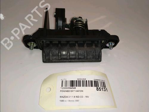 Used Tailgate handle Tailgate handle MAZDA 3 (BK) 1.6 DI Turbo (109 hp) 34112735 34112735