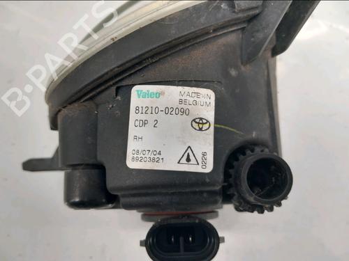 Højre foran tåkelykt TOYOTA COROLLA (_E12_) 2.0 D-4D (CDE120R, CDE120L_) | BP30869250C31