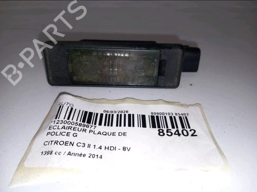 Kennzeichenbeleuchtung für CITROËN C3 II (SC_) 1.4 HDi 70 (SC8HZC, SC8HR0, SC8HP4) (68 hp) 33230960
