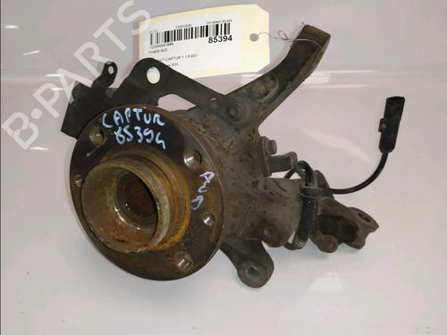 Used Right front steering knuckle Right front steering knuckle RENAULT CAPTUR I (J5_, H5_) 1.5 dCi 90 (J5N4, J5M5, J5MW, J5M6, J5AL, J5AJ) (90 hp) 33458041 33458041