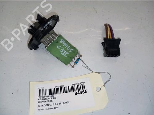 Used Heater resistor CITROËN C3 II (SC_) 1.6 BlueHDi 75 (75 hp) 30632879