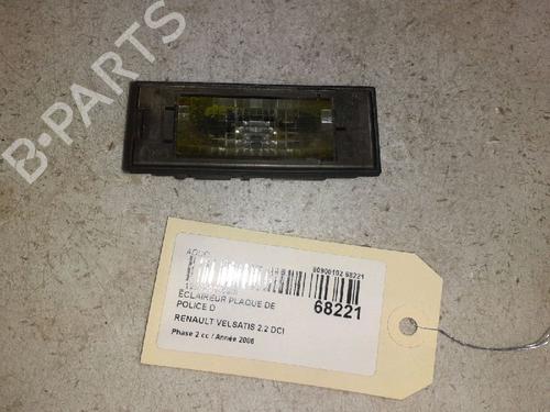 Used Licence plate light RENAULT VEL SATIS (BJ0_) 2.2 dCi (BJ0E, BJ0F) (150 hp) 30424513