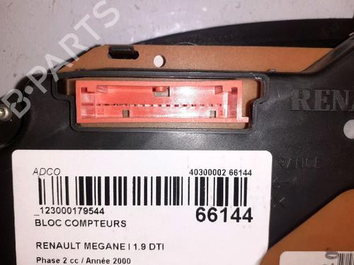 Cuadro instrumentos RENAULT MEGANE I (BA0/1_) 1.9 dTi (BA08, BA0N) | BP30422974C47