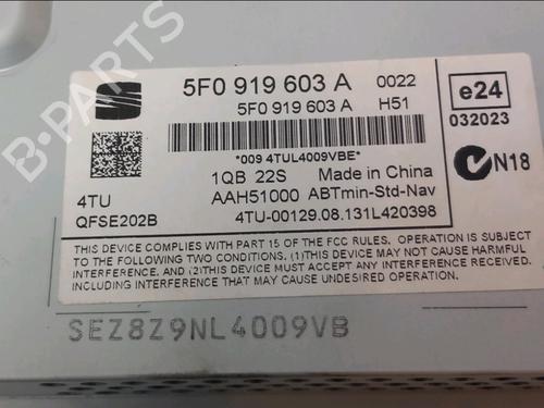 Radio SEAT LEON (5F1) 1.4 TSI | BP40004639E6 - Image 5