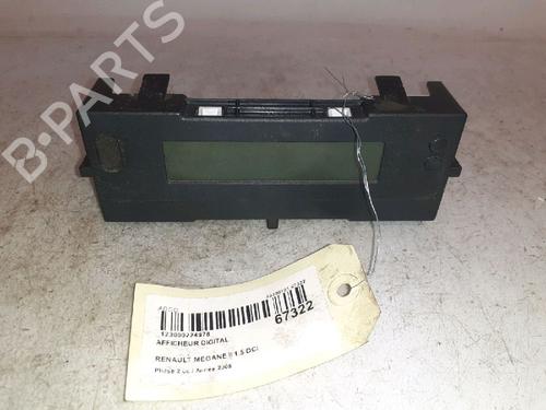Display RENAULT MEGANE II (BM0/1_, CM0/1_) 1.5 dCi (BM1E, CM1E) (106 hp) 30424572