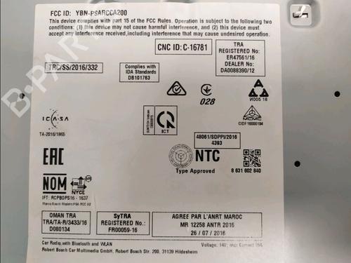 Radio CITROËN C3 III (SX) 1.2 THP 110 (SXHNPS, SXHNZT, SXHNZ6) | BP35892240E6 - Image 3