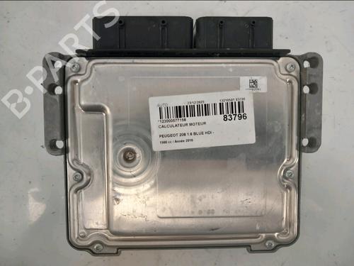 Used Engine control unit (ECU) PEUGEOT 208 I (CA_, CC_) 1.6 HDi / BlueHDi 75 (75 hp) 31578666