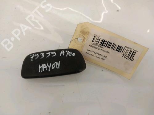 Used Tailgate handle TOYOTA AYGO (_B1_) 1.4 D-4D (WNB10_, WNB10R) (54 hp) 30433559