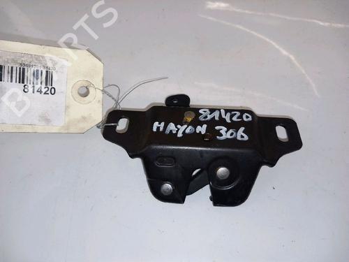 Bagklap lås PEUGEOT 306 Hatchback (7A, 7C, N3, N5) 1.8 (101 hp) 30426745