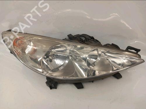 Højre forlygte PEUGEOT 207 SW (WK_) 1.6 HDi (90 hp) 31964097