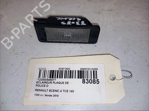 Used Licence plate light RENAULT SCÉNIC IV (J9_) 1.3 TCe 140 (140 hp) 30434584