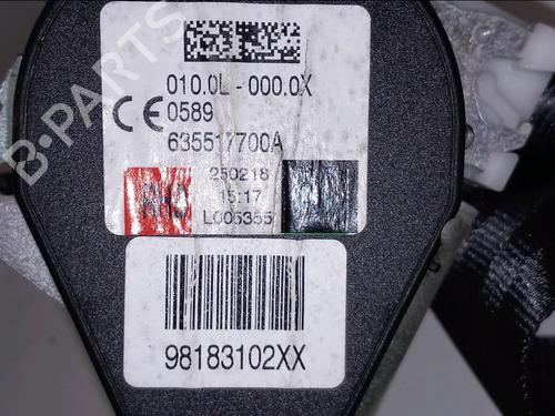 Front left seatbelt CITROËN C3 III (SX) 1.2 VTi 68 | BP40278224I26  - Image 7