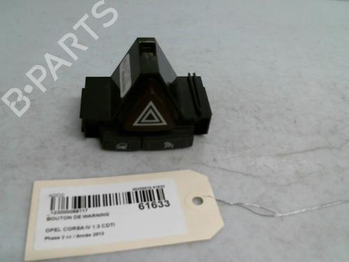 Used Warning switch OPEL CORSA D (S07) 1.3 CDTI (L08, L68) (75 hp) 30421491